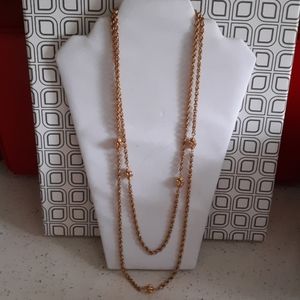Vintage Monet Goldtone Chain Necklace